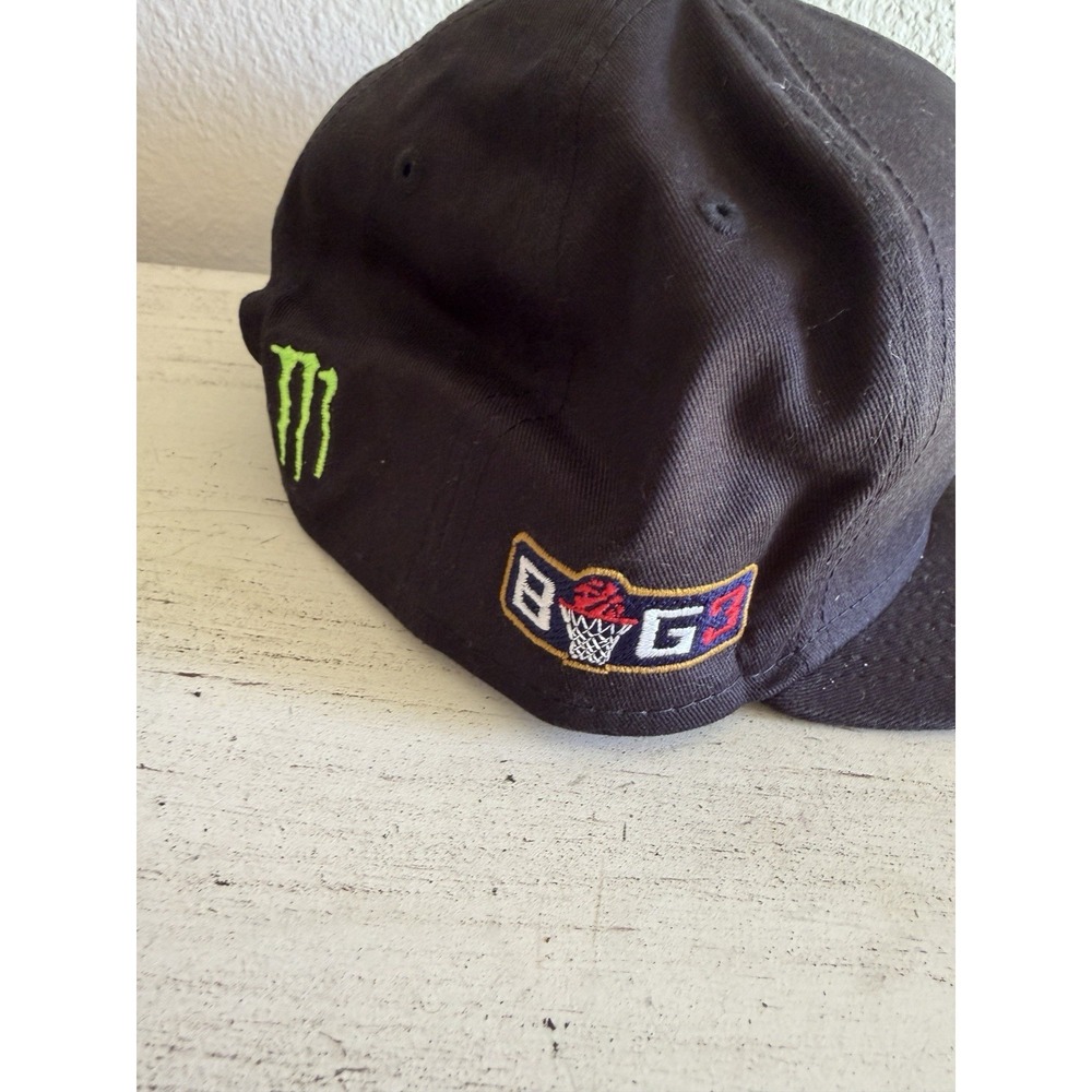 Monster Energy Hat Men Black Embroidered 9Fifty New Era Snap Back Cap Cotton - Picture 4 of 9